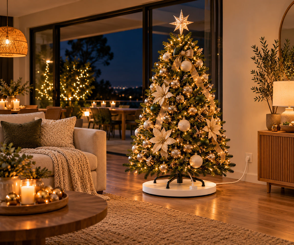 Rotating Christmas Tree Base 200kg | Obsessed With Christmas