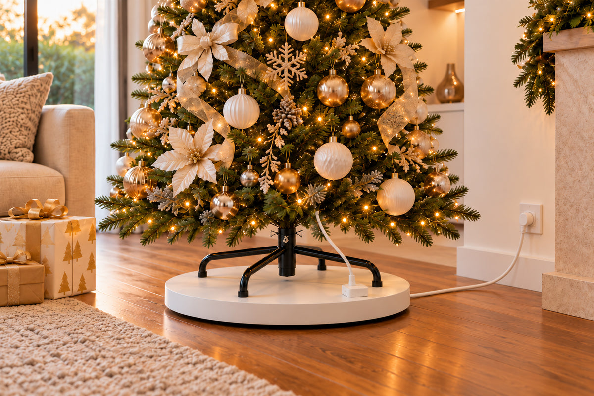 Rotating Christmas Tree Base 200kg | Obsessed With Christmas