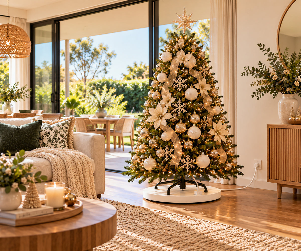 Rotating Christmas Tree Base 200kg | Obsessed With Christmas